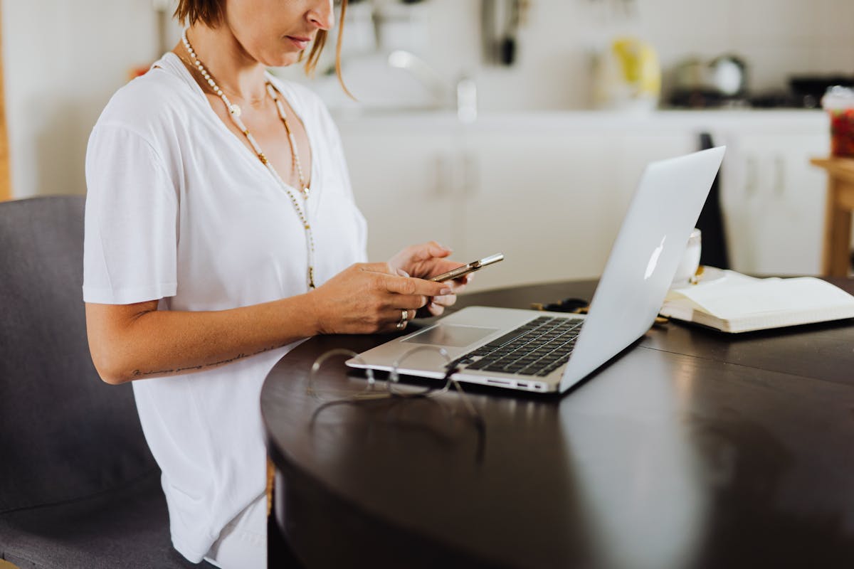 Care coordinator working on scheduling